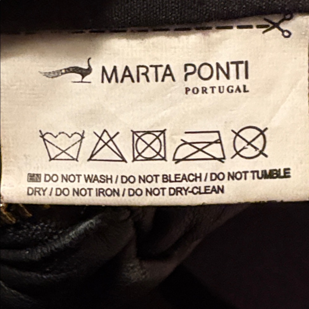 Marta Ponti black leather handbag - Picture 13 of 15
